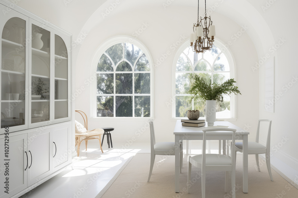 Bright and Airy Modern Dining Room Interior Bright and Airy Modern Dining Room Interior