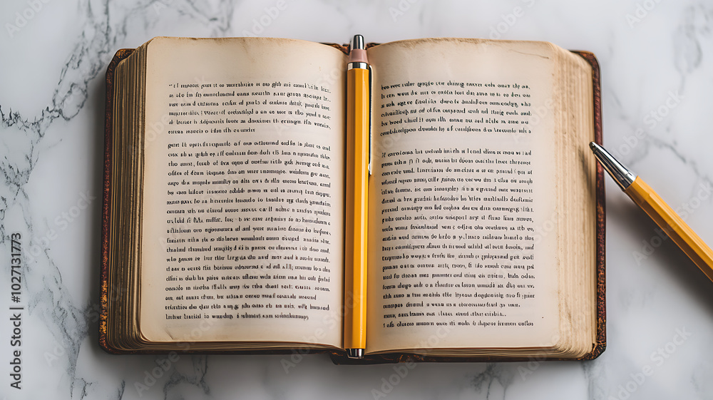 Obraz premium open book with pages