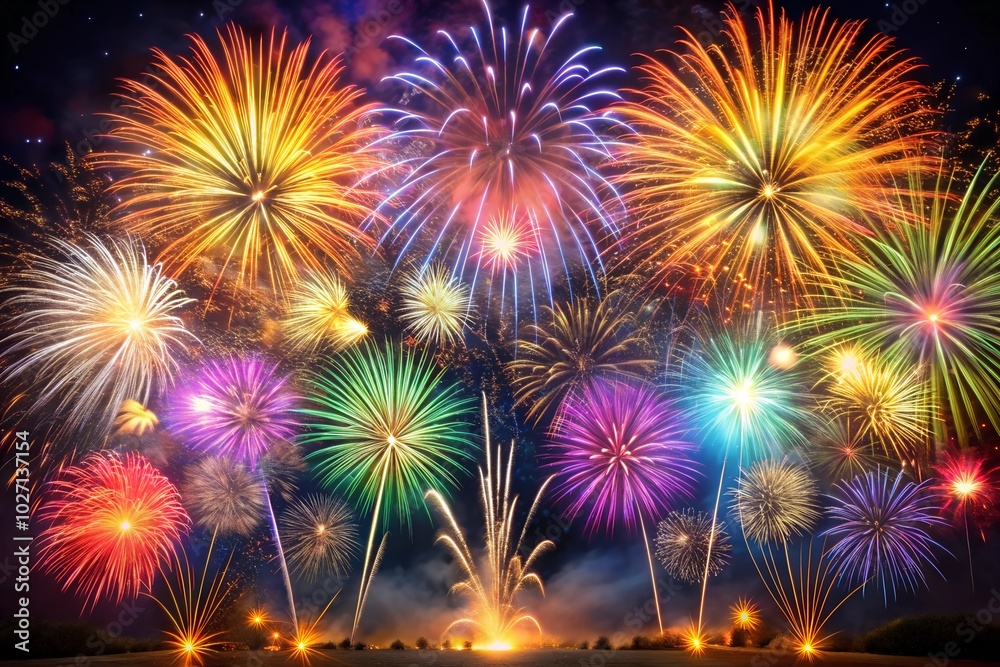 Fireworks. happy new year concept Fireworks. happy new year concept