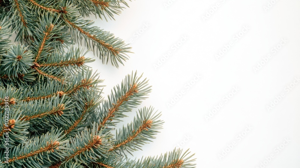 The Pine Tree Branch Closeup The Pine Tree Branch Closeup