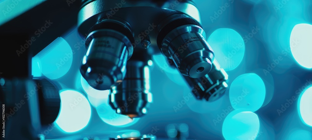 High-Tech Microscope in a Modern Laboratory High-Tech Microscope in a Modern Laboratory
