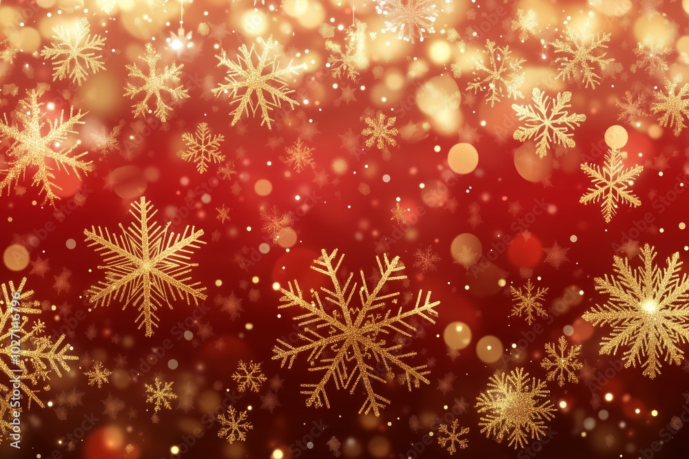 Winter pattern of snowflakes. Background christmas, snow design, blank space for text 