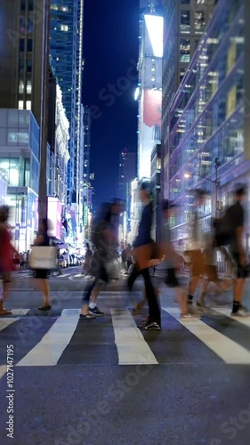 Experience the vibrant and electrifying nightlife scene in Times Square, New York City
