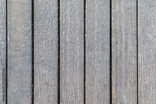 Texture of planks on the beach