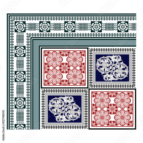 bedsheet design digital art use hand work and digital printing