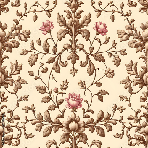 seamless pattern with flowers 