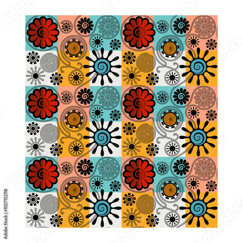 bedsheet design digital art use hand work and digital printing