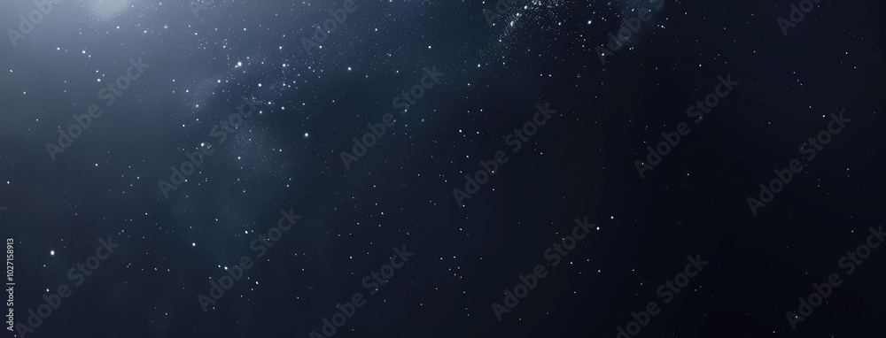 Fototapeta premium Abstract Cosmic Starry Night Sky Background