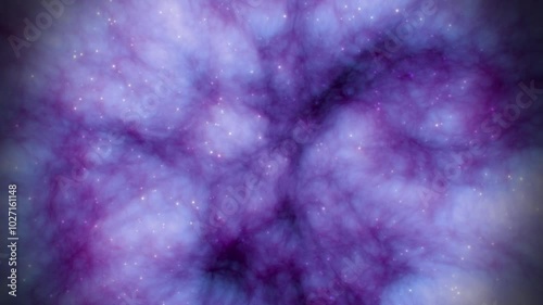 Background purple. Magic smoke with particles. Purple clouds