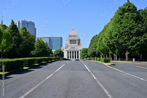 National Diet Building, Tokyo, Japan / 国会議事堂　東京　日本 photo