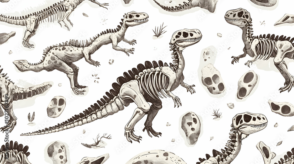 photo-art-print-seamless-pattern-of-dinosaur-skeleton-fossils-perfect-for-t-shirts-and-modern-f-charli