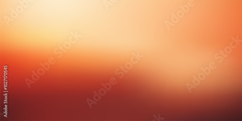 Orange gradient background smooth flat autumn sunset style