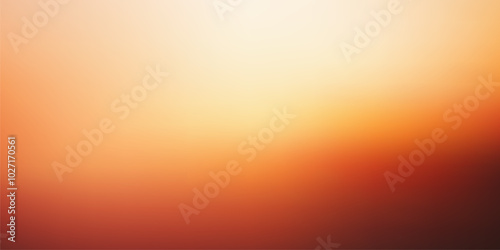Orange gradient background smooth flat autumn sunset style