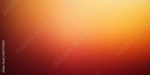 Orange gradient background smooth flat autumn sunset style