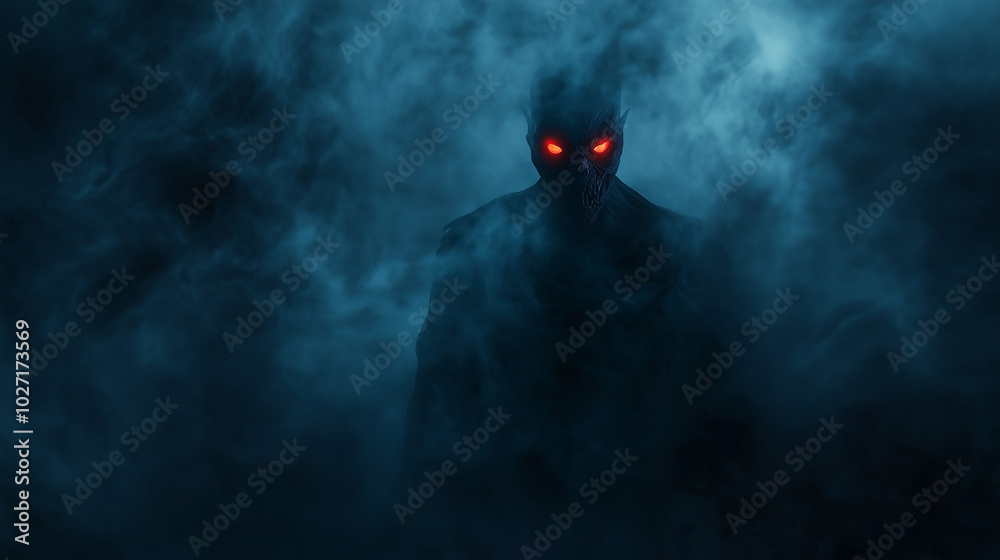 Naklejka premium scary halloween background