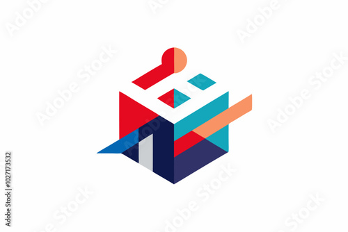 Abstract minimalist election day icon collection for civic engagement design
