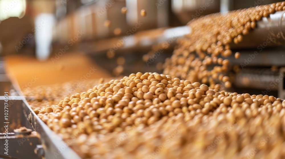 Automated Soybean Processing in Factory Automated Soybean Processing in Factory
