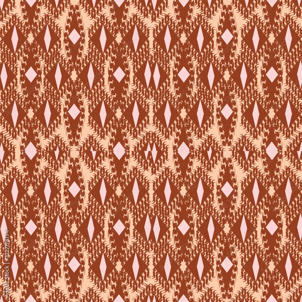 Ikat ethnic tribal ,handmade native pattern motif. Ethnic ikat abstract background art.Ikat geometric ethnic oriental seamless pattern.Design for fabric pattern , textile ,printing and other project. Ikat ethnic tribal ,handmade native pattern motif. Ethnic ikat abstract background art.Ikat geometric ethnic oriental seamless pattern.Design for fabric pattern , textile ,printing and other project.