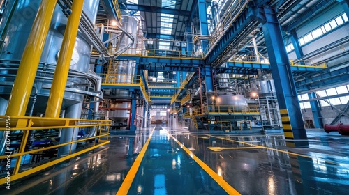 Modern Industrial Manufacturing Facility Interior