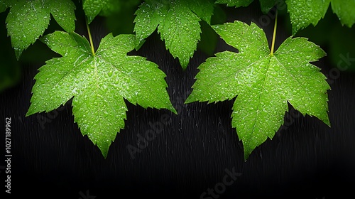A close-up shot of two intertwined vines, showcasing their thick, textured surfaces and vibrant green leaves, symbolizing the inseparable bond of togetherness. Ultra-Realistic, Photo Realistic, 