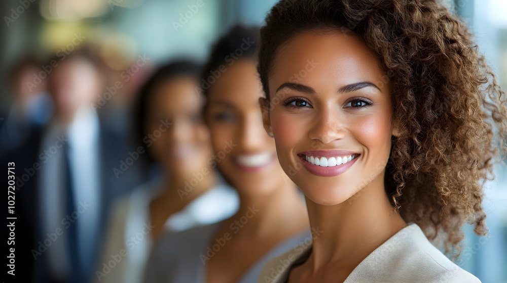 A diverse group of professionals, close-up shot with bright smiles, casual office setting, soft natural light, multicultural team, warm tones, photo-realistic style A diverse group of professionals, close-up shot with bright smiles, casual office setting, soft natural light, multicultural team, warm tones, photo-realistic style