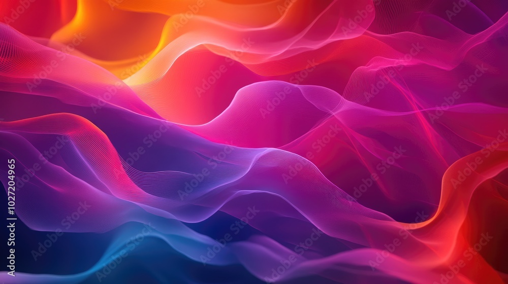 A vibrant abstract background with colorful waves and curves, designed for computer and mobile screens, creating a dynamic, energetic vibe A vibrant abstract background with colorful waves and curves, designed for computer and mobile screens, creating a dynamic, energetic vibe