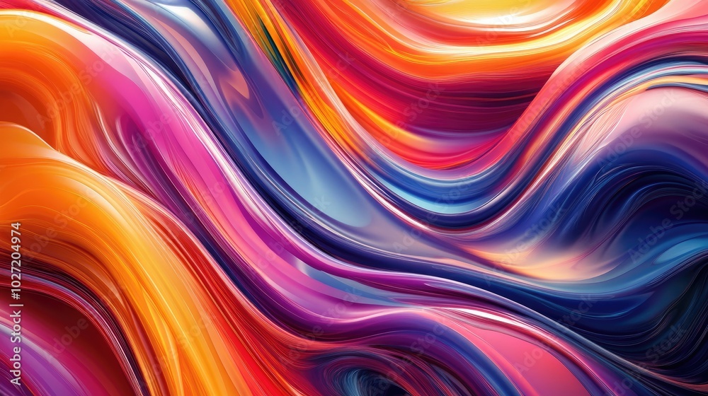 A vibrant abstract background with colorful waves and curves, designed for computer and mobile screens, creating a dynamic, energetic vibe A vibrant abstract background with colorful waves and curves, designed for computer and mobile screens, creating a dynamic, energetic vibe