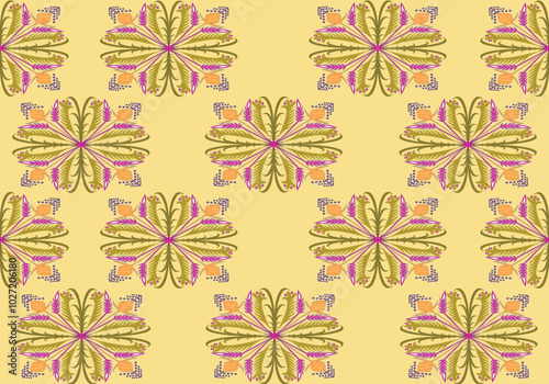 Wallpaper Mural seamless damask flora pattern design for fabric curtain wallpaper mattresses carpet floor bed sheet bloster pillow blanket ceramic tile ornament tablecloth Torontodigital.ca