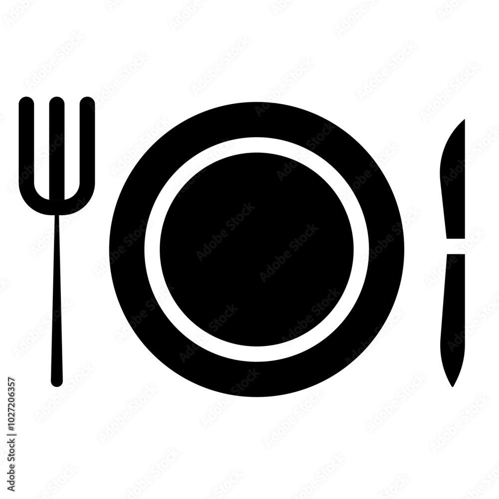 Plates Vector Design Icon Style Plates Vector Design Icon Style