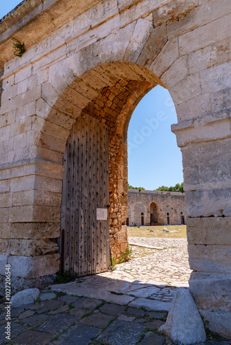 Obraz na płótnie Castle of Pylos (Niokastron), Peloponnese, Greece w salonie