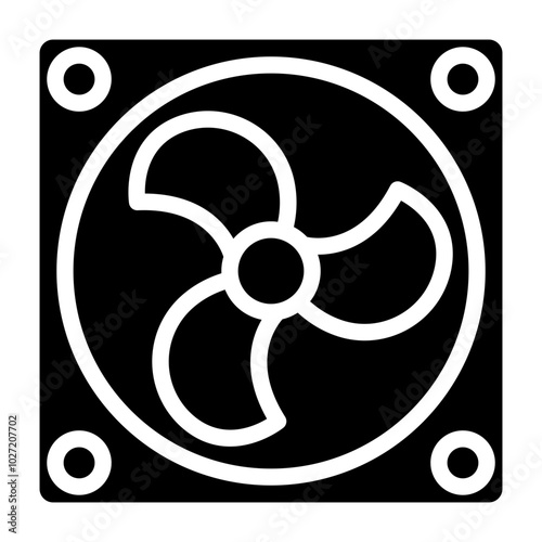 Ventilation Vector Design Icon Style