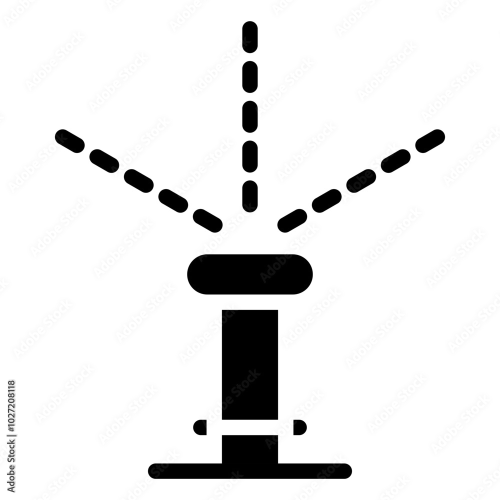 Sprinkler System Vector Design Icon Style Sprinkler System Vector Design Icon Style