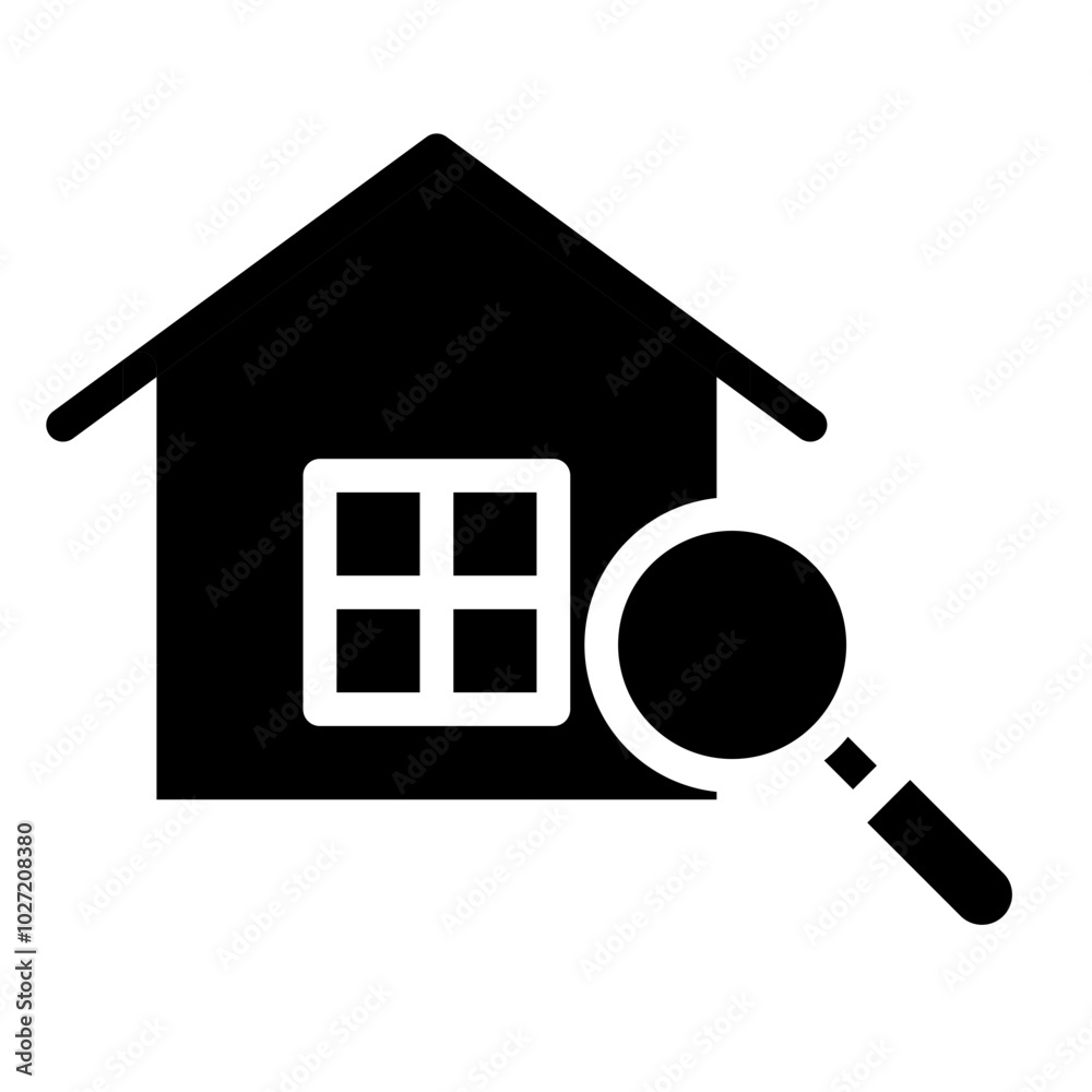 Home Inspection Vector Design Icon Style Home Inspection Vector Design Icon Style