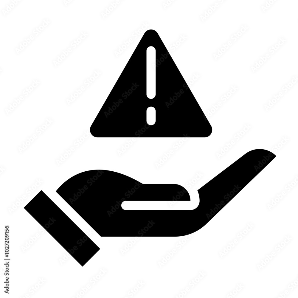 Risk Management Vector Design Icon Style Risk Management Vector Design Icon Style