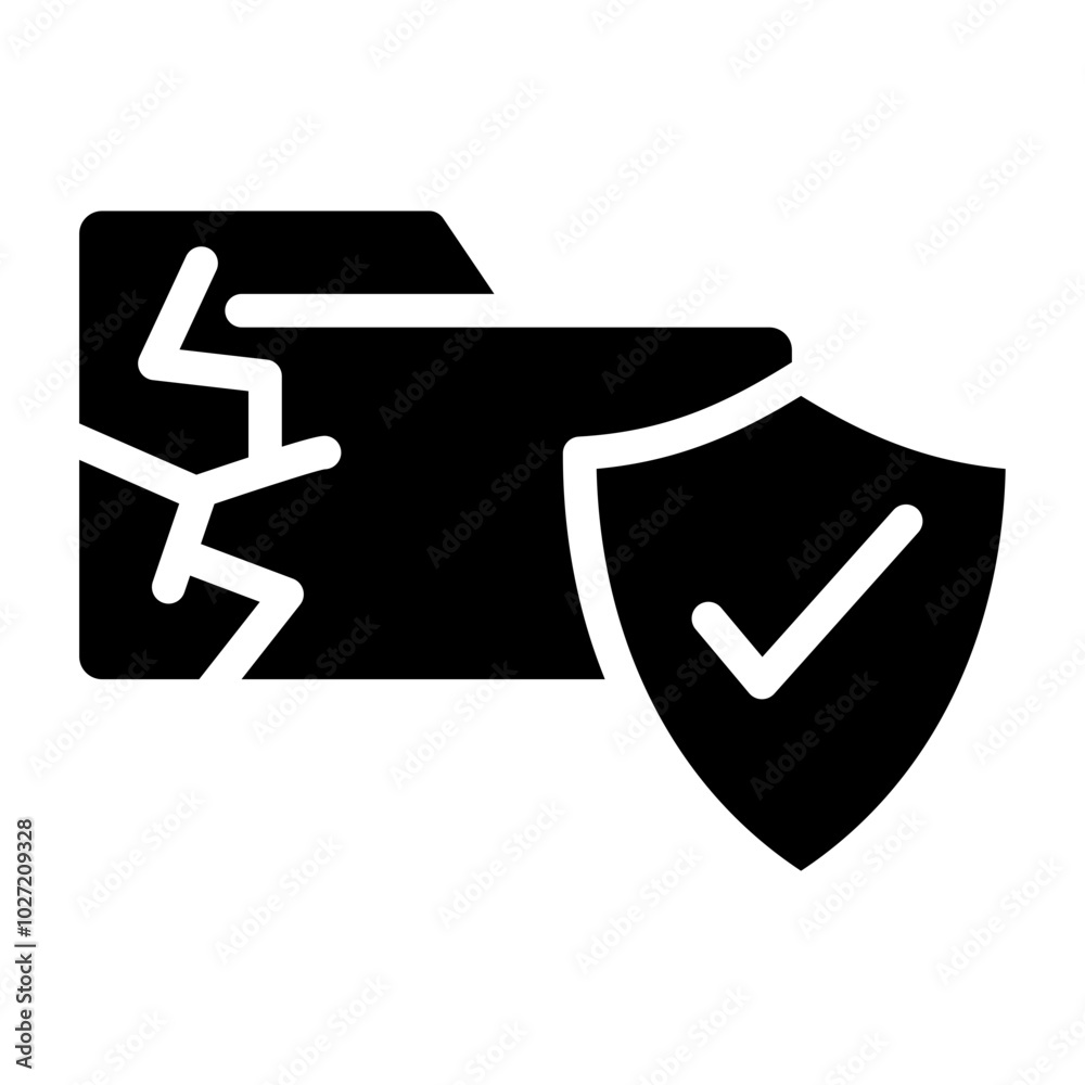 Loss Prevention Vector Design Icon Style Loss Prevention Vector Design Icon Style