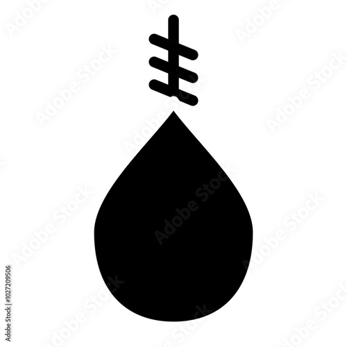 Suicide Clause Vector Design Icon Style