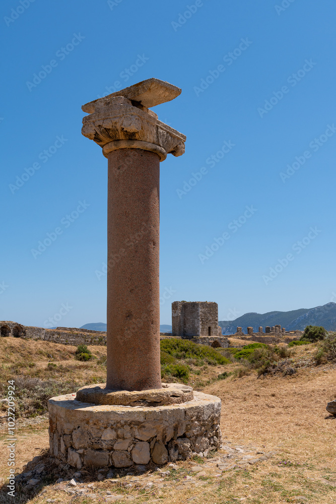 Castle of Methoni, medieval fortification in the port town of Methoni, Messenia