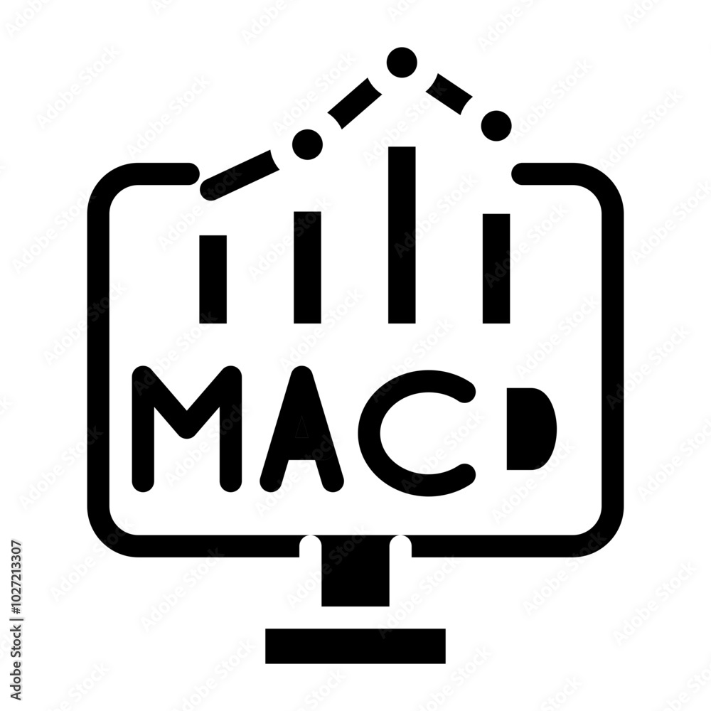 MACD Vector Design Icon Style