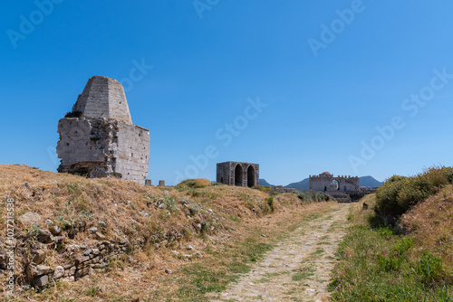 Obraz na płótnie Castle of Methoni, medieval fortification in the port town of Methoni, Messenia w salonie