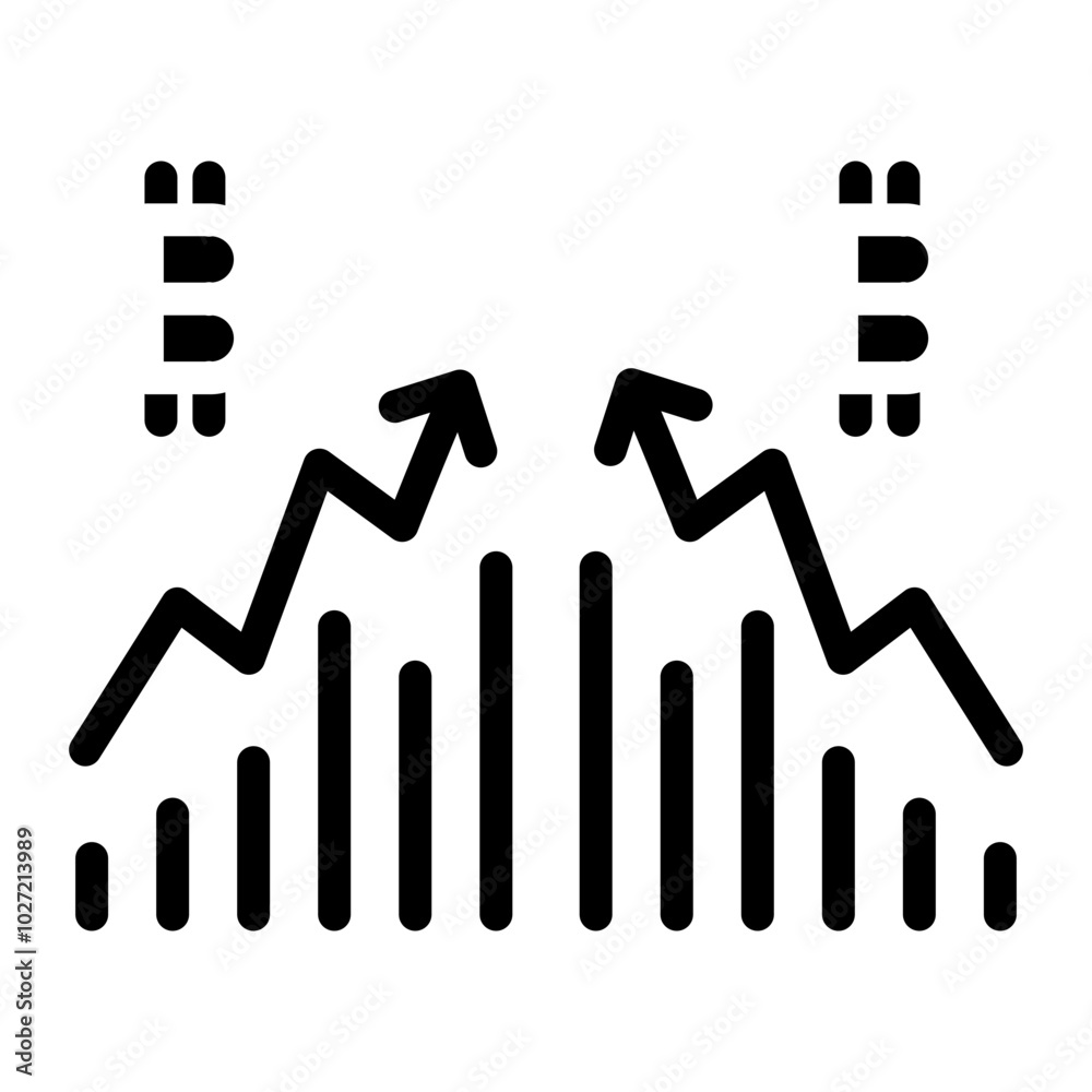 Pump and Dump Vector Design Icon Style Pump and Dump Vector Design Icon Style