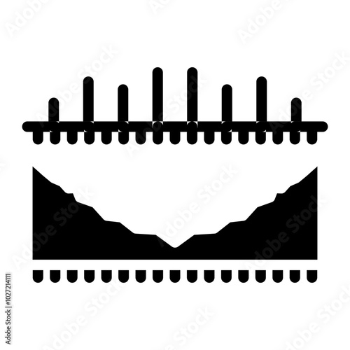 Market Depth Vector Design Icon Style