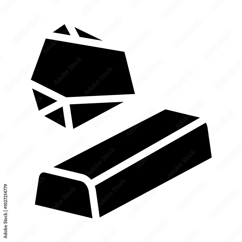 Gold Nugget Vector Design Icon Style Gold Nugget Vector Design Icon Style