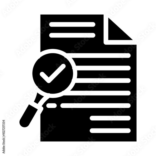 Fact Check Vector Design Icon Style