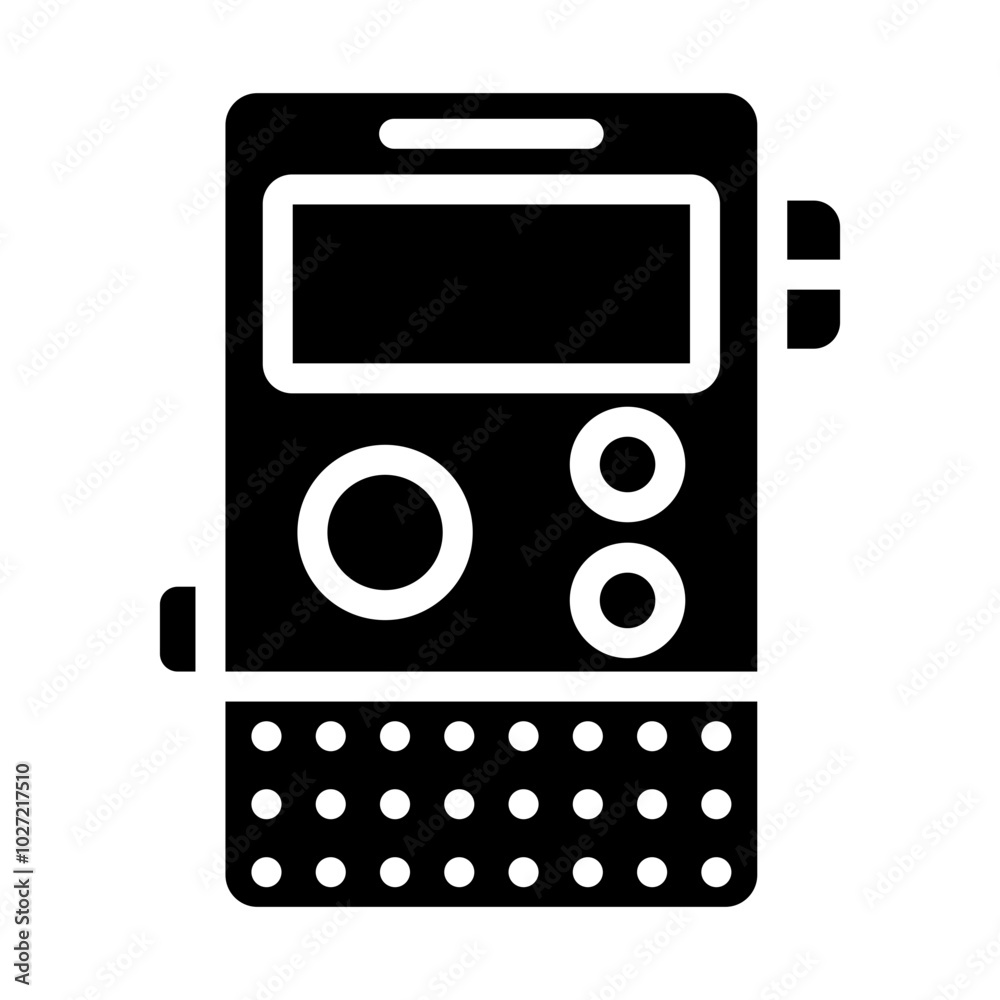Digital Recorder Vector Design Icon Style Digital Recorder Vector Design Icon Style