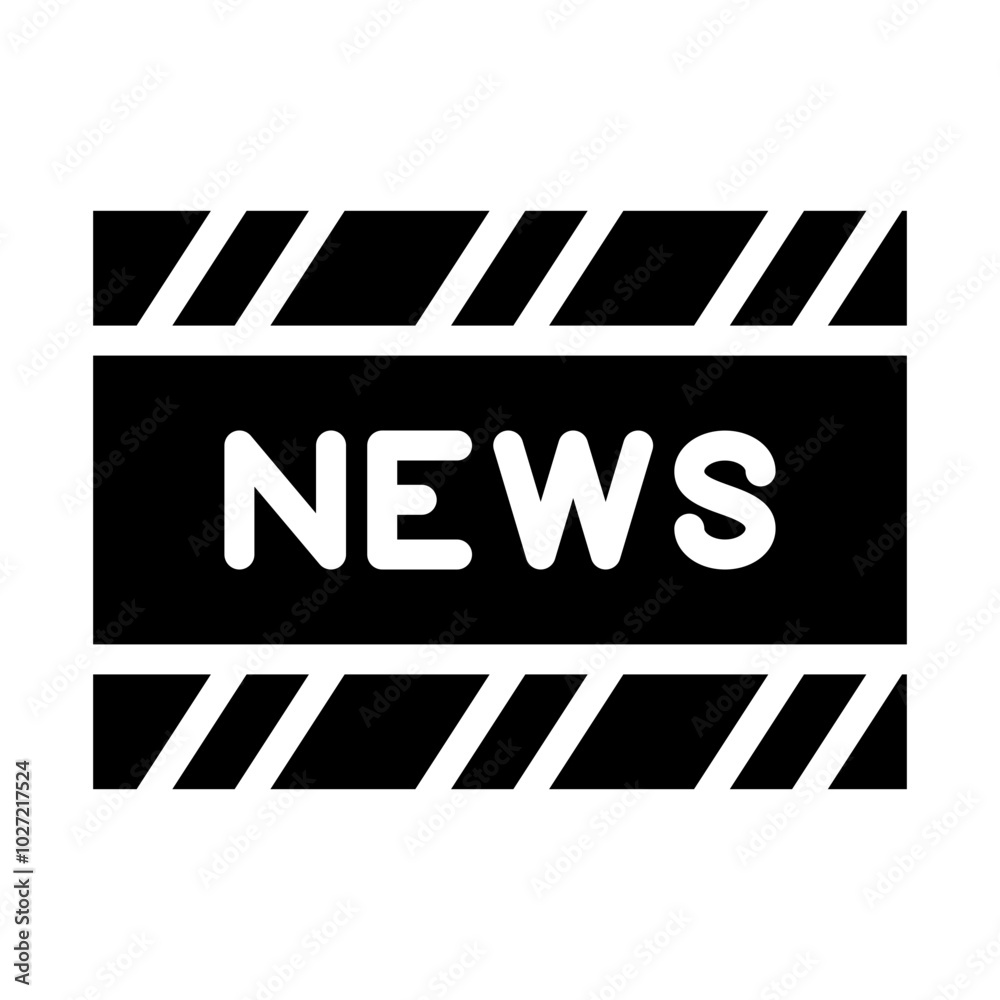 Obraz premium Newsreel Vector Design Icon Style