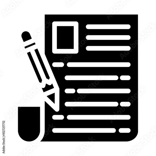 Dictation Vector Design Icon Style