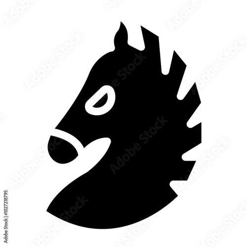 War Horse Vector Design Icon Style