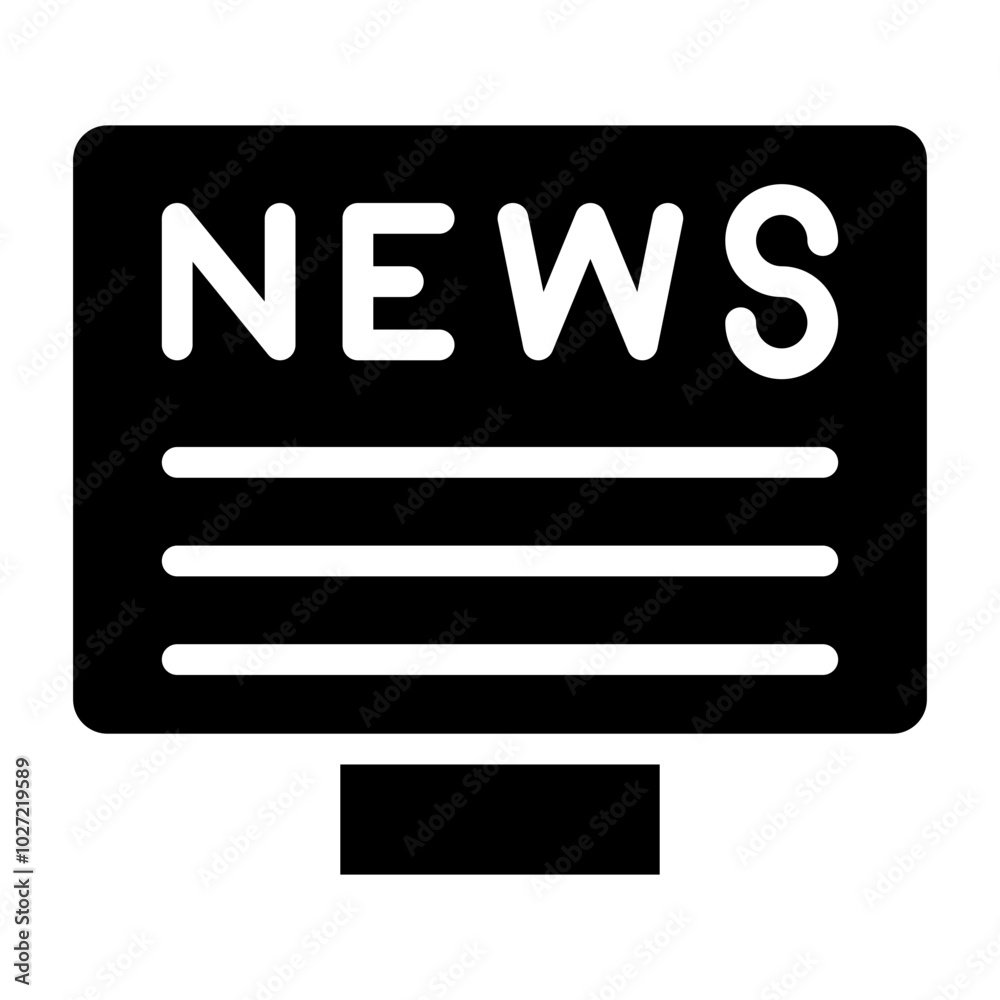 News Vector Design Icon Style News Vector Design Icon Style
