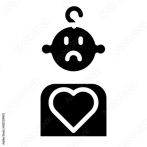 Orphans Vector Design Icon Style
