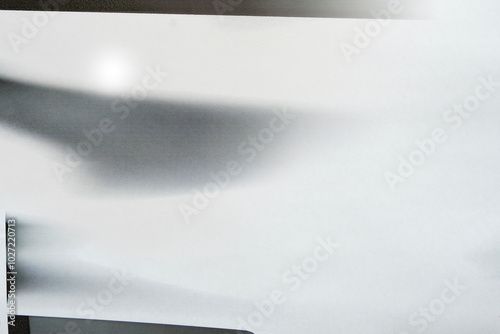 Photocopy black and white paper texture and background, close up